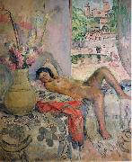 Henri Lebasque Prints, Nude portrait by Henri Lebasque, oil on canvas. Courtesy of The Athenaeum
